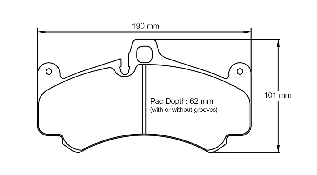 Pagid Racing Brake Pads No. 8004 (Front)