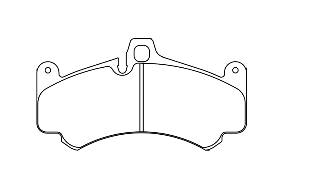 Technical drawing of a Pagid 8004 brake pad with dimensions labeled