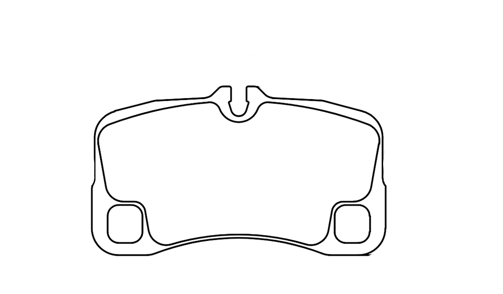 Technical drawing of a Pagid 8008 brake pad with dimensions labeled