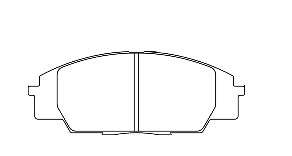 pagid 8010 Brake Pad Shape image