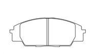 Thumbnail for pagid 8010 Brake Pad Shape image