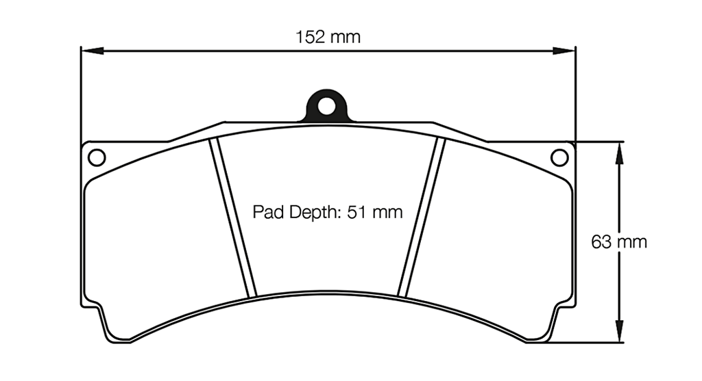 Pagid Racing Brake Pads No. 8018 (Front)