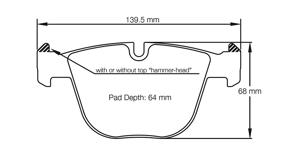 Pagid Racing Brake Pads No. 8021 (Rear)