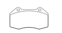 Thumbnail for pagid racing brakes pad shape 8023 image