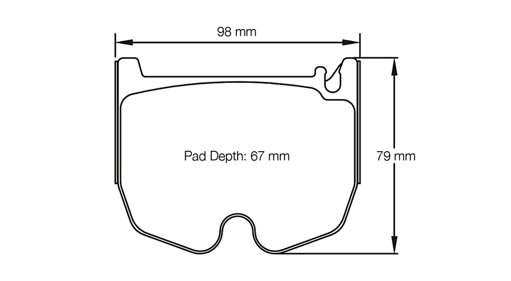 Pagid Racing Brake Pads No. 8027 (Front)