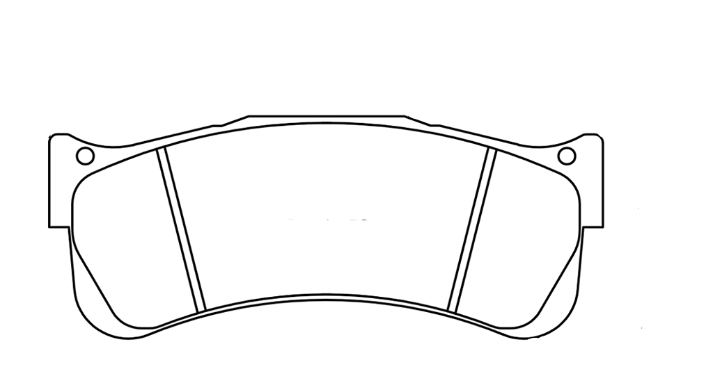 Technical drawing of a Pagid 8038 brake pad with dimensions labeled