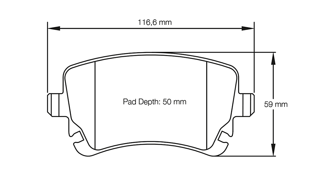 Pagid Racing Brake Pads No. 8039 (Rear)