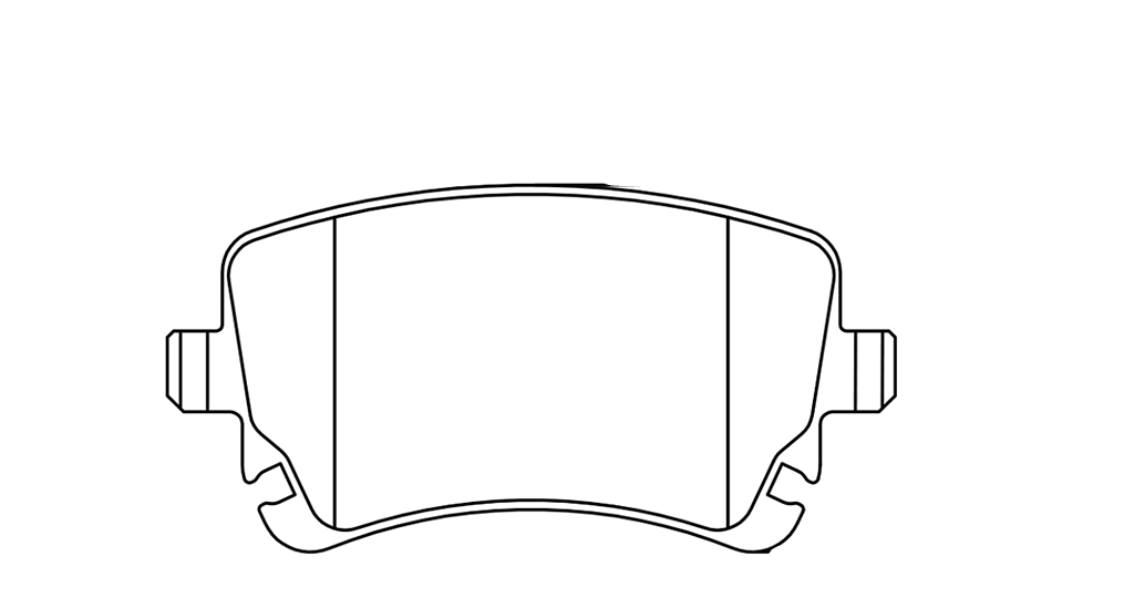 Technical drawing of a Pagid 8039 brake pad with dimensions labeled
