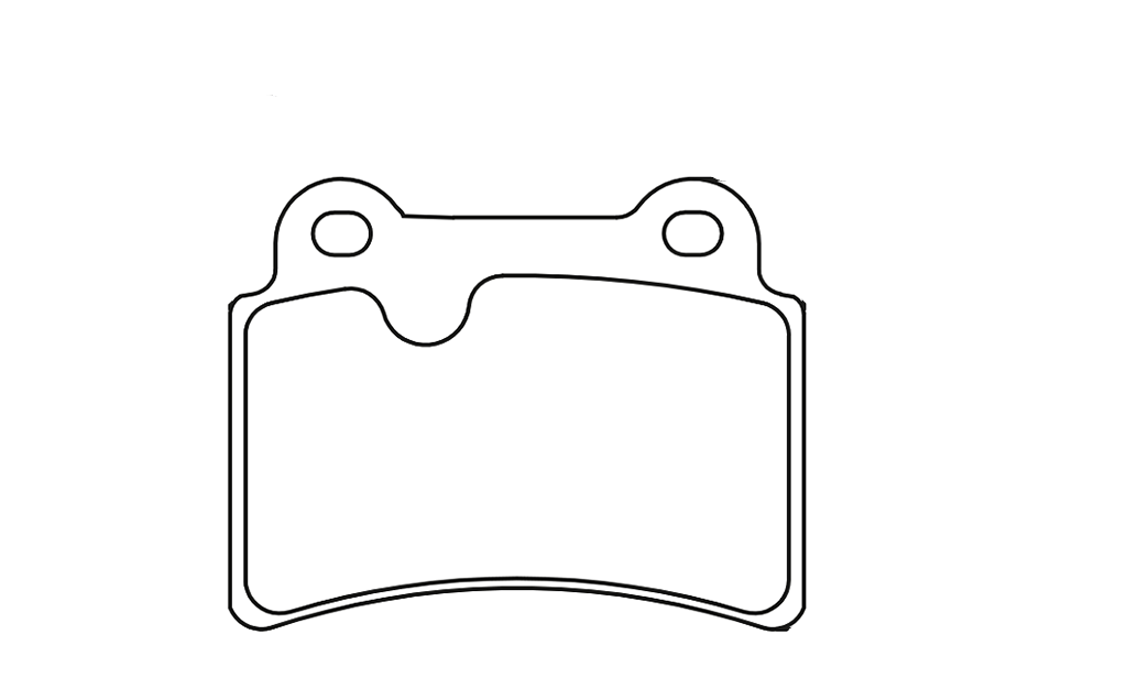 Technical drawing of a Pagid 8069 brake pad with dimensions labeled