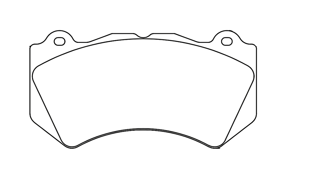 Technical drawing of a Pagid 8083 brake pad with dimensions labeled