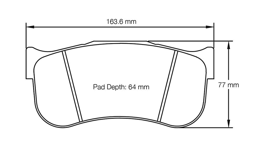 Pagid Racing Brake Pads No. 8101 (Front)
