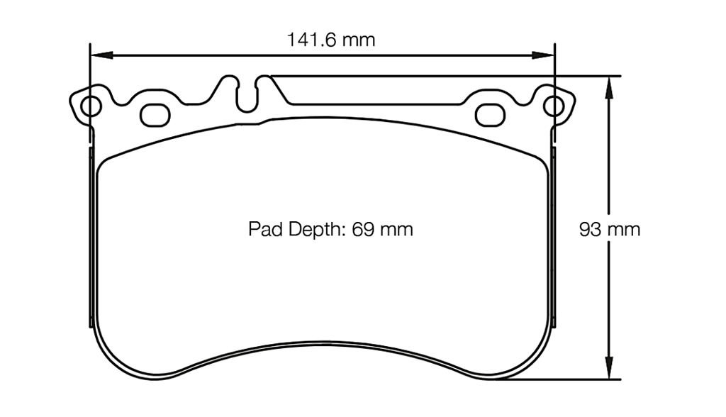 Pagid Racing Brake Pads No. 8188 (Front)