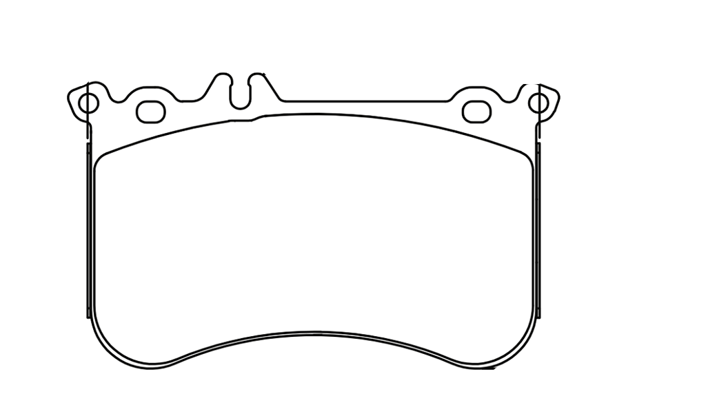 Technical drawing of a Pagid 8188 brake pad with dimensions labeled