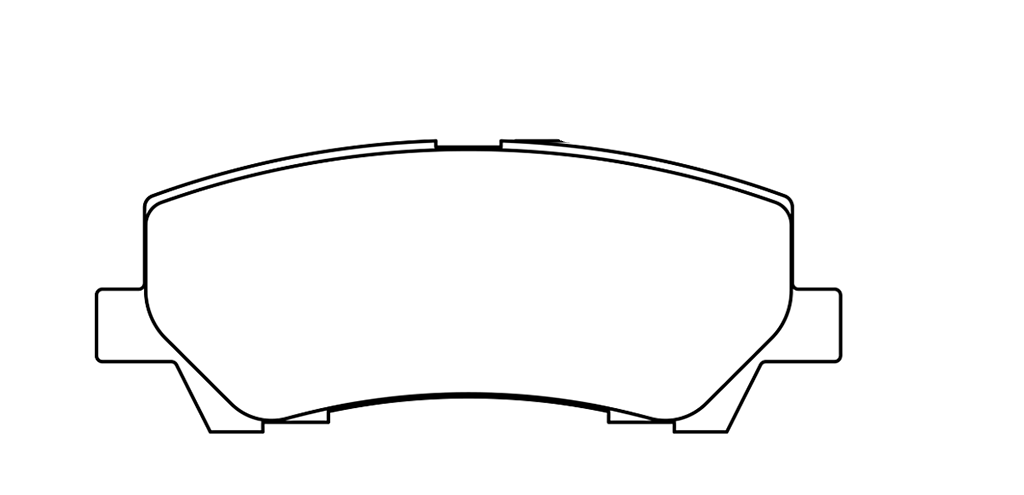 Technical drawing of a Pagid 8204 brake pad with dimensions labeled