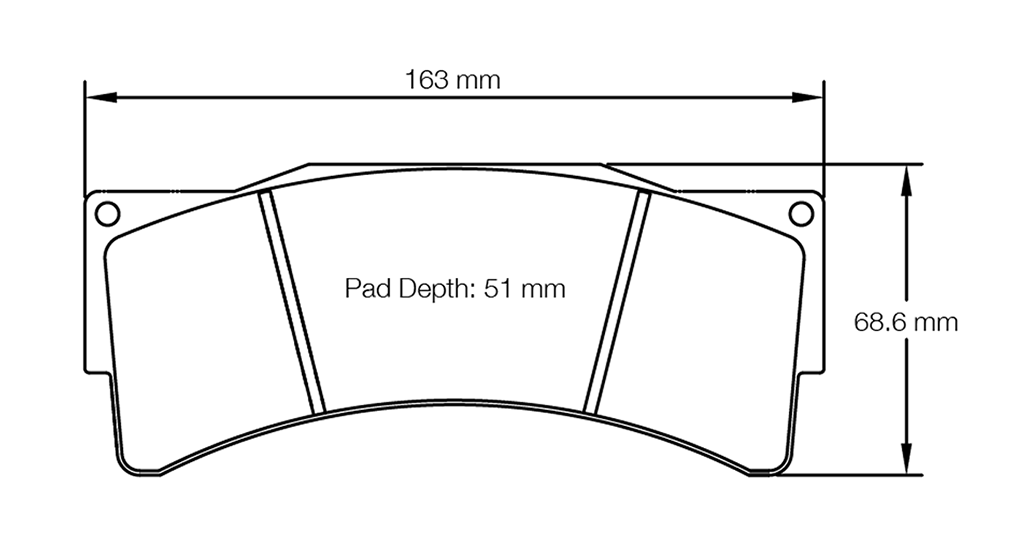 Pagid Racing Brake Pads No. 8233 (Front)