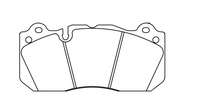 Thumbnail for Technical drawing of a Pagid 8239 brake pad with dimensions labeled
