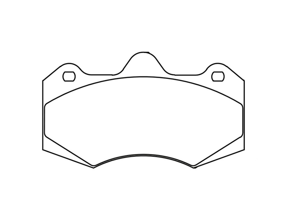Technical drawing of a Pagid 8261 brake pad with dimensions labeled