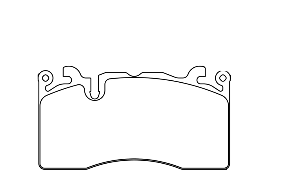 Technical drawing of a Pagid 8283 brake pad with dimensions labeled