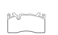 Thumbnail for Technical drawing of a Pagid 8283 brake pad with dimensions labeled