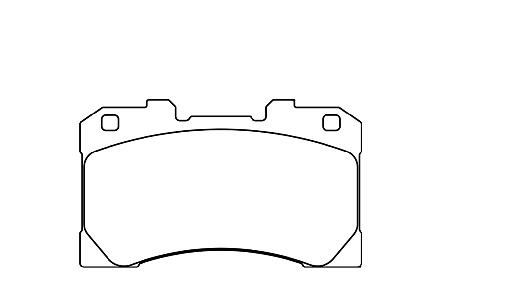 Pagid racing brake pad shape 8299 for Toyota GR Corolla & GR Yaris