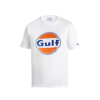 Thumbnail for Front view of Sparco Gulf T-Shirt in white with bold Gulf logo