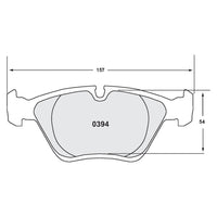 Thumbnail for Performance Friction PFC Brake Pads 0394.XX.20.44 | Spec E46 Front