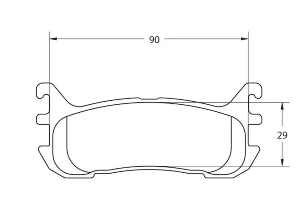 PFC Brake Pads 0636.XX.13.44 REAR - Competition Motorsport