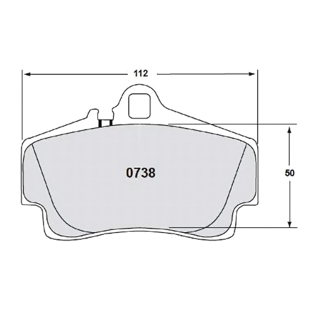 Performance Friction PFC Brake Pads 0738.XX.16.44 | Porsche Rear