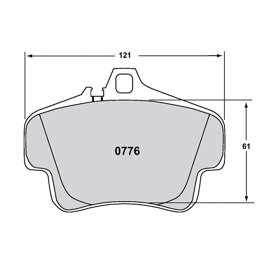 Performance Friction PFC Brake Pads 0776.XX.17.44