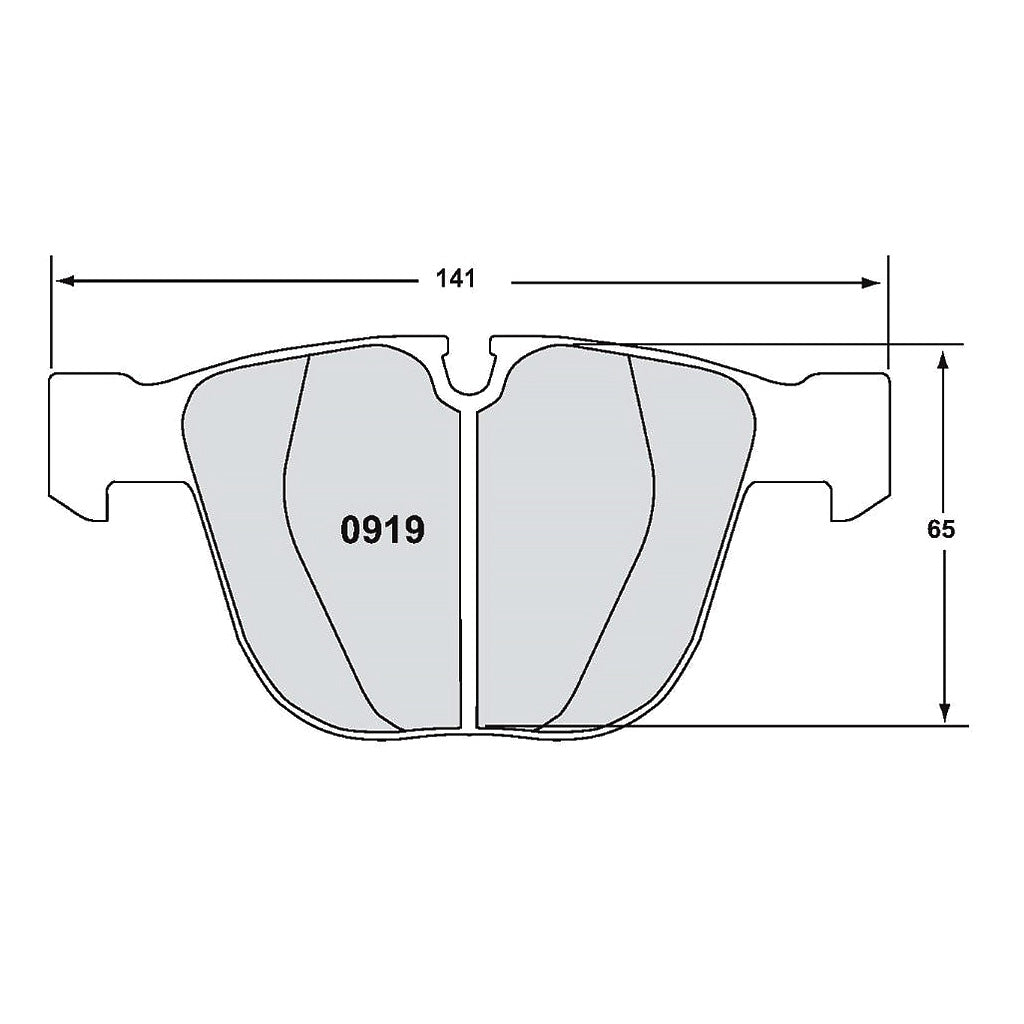 Performance Friction PFC Brake Pads 0919.XX.16.44 (Rear)