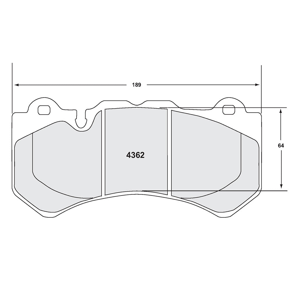 PFC Brake Pads 4362.08.19.44 (Front)