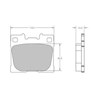 Thumbnail for PFC 5001 rear brake pads for the Toyota GR Corolla & Yaris