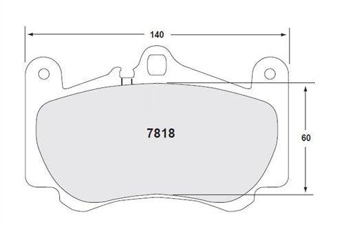 PFC Brake Pads 7818.XX.17.44 FRONT - Competition Motorsport