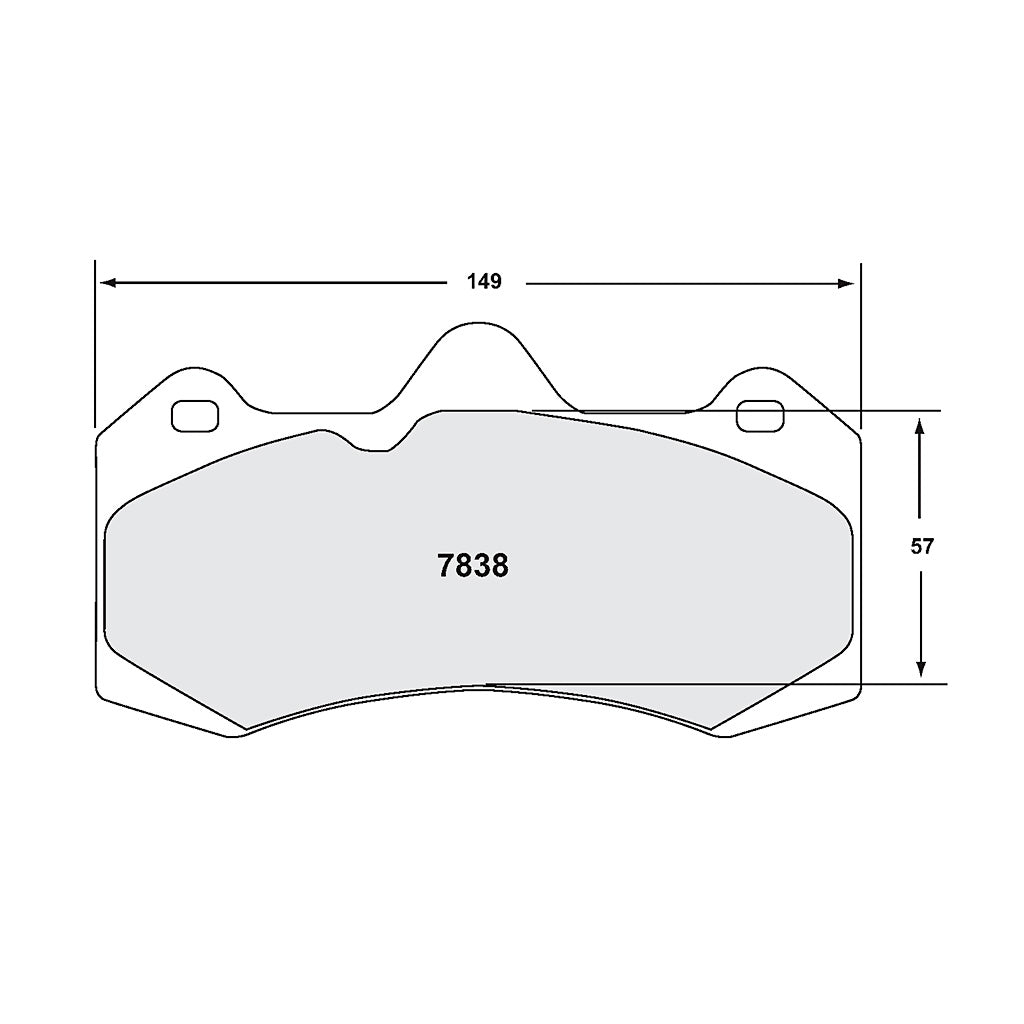 PFC Brake Pads 7838.08.17.44 (Front)