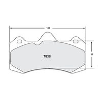 Thumbnail for PFC Brake Pads 7838.08.17.44 (Front)