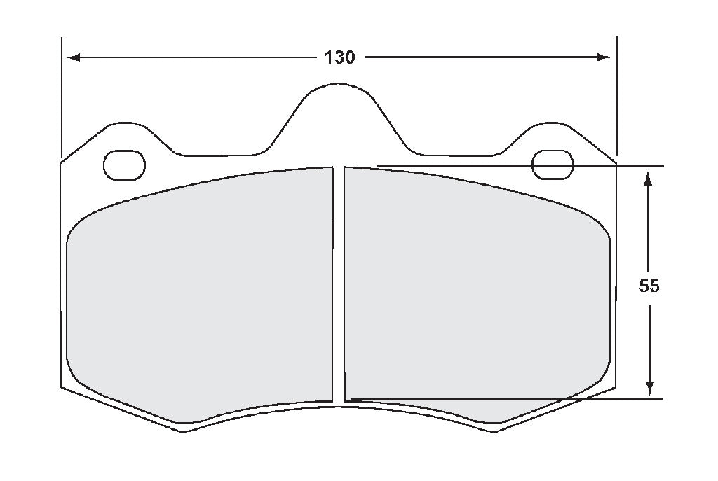 PFC Racing Brake Pad shape no. 7869