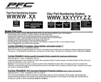 Thumbnail for Performance Friction PFC Brake Pads 7968.XX.28.44 Part Number Summary Image