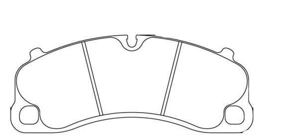 Race Technologies RE10 Brake Pad - 2450.18.RE10 - Competition Motorsport