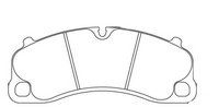 Thumbnail for Race Technologies RE10 Brake Pad - 2450.18.RE10 - Competition Motorsport