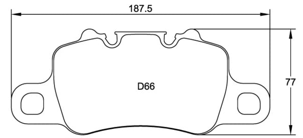 Race Technologies RE10 Brake Pad - 2451.18.RE10 - Competition Motorsport