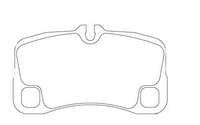 Thumbnail for Race Technologies 2336 Brake Pad - 2336.18.Shape Image