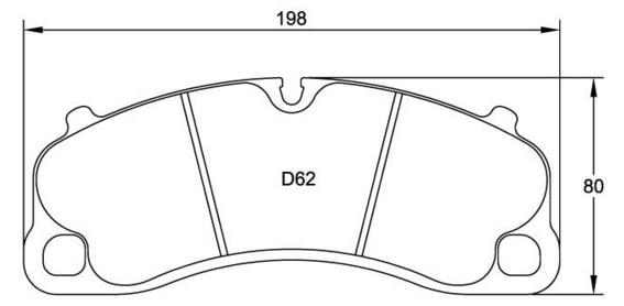 Race Technologies RE10 Brake Pad - 2450.18.RE10 - Competition Motorsport