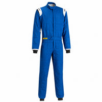 Thumbnail for Sabelt TS-2 racing suit blue front product image on white background.