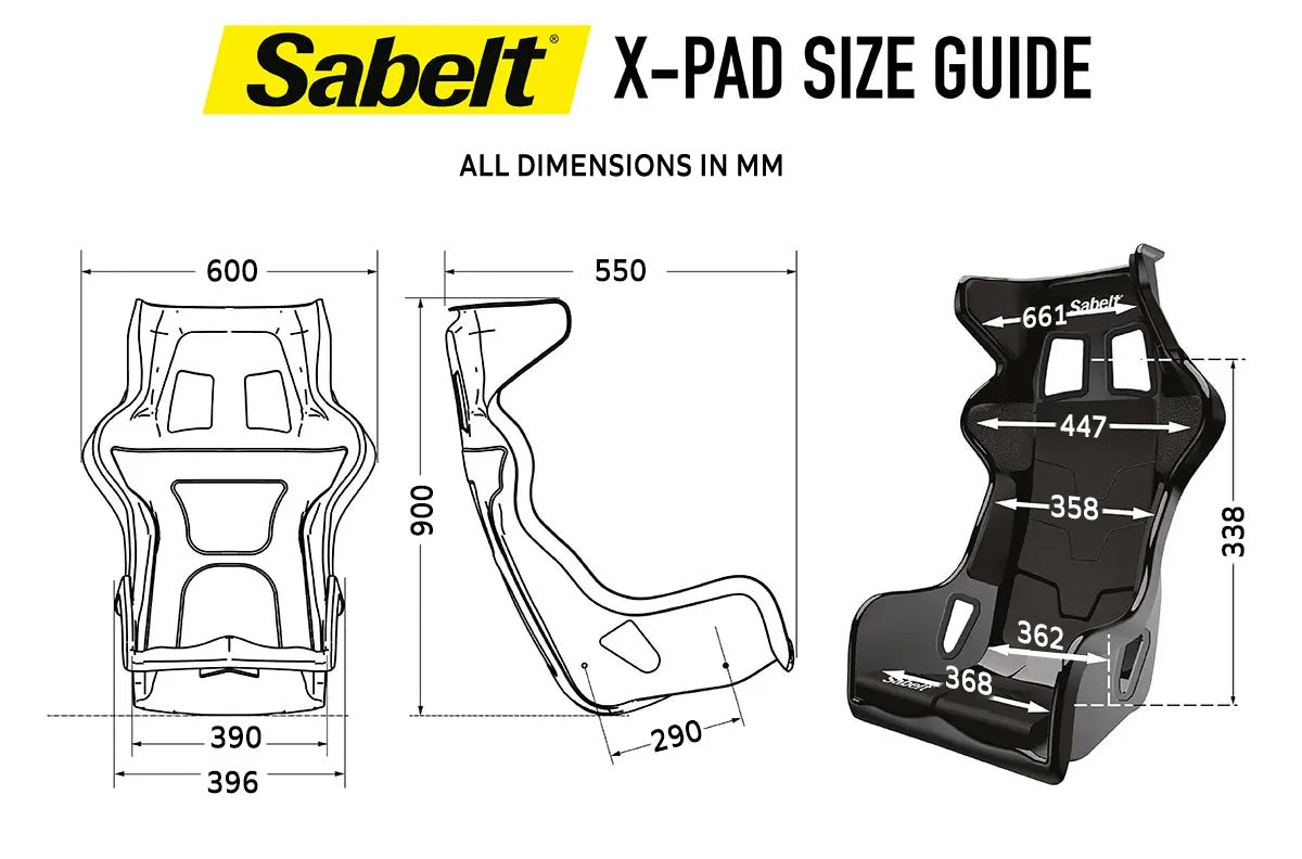 sabelt-x-pad-rallycross-racing-seat-size-guide-image