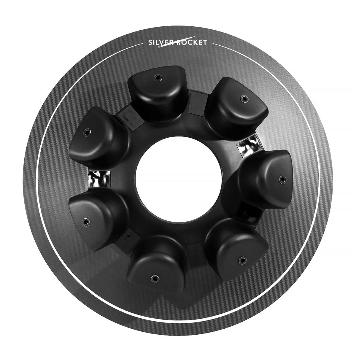 Silver Rocket Dry Carbon Fiber R-HR AeroDisc (for GT4 RS Magnesium Rims)