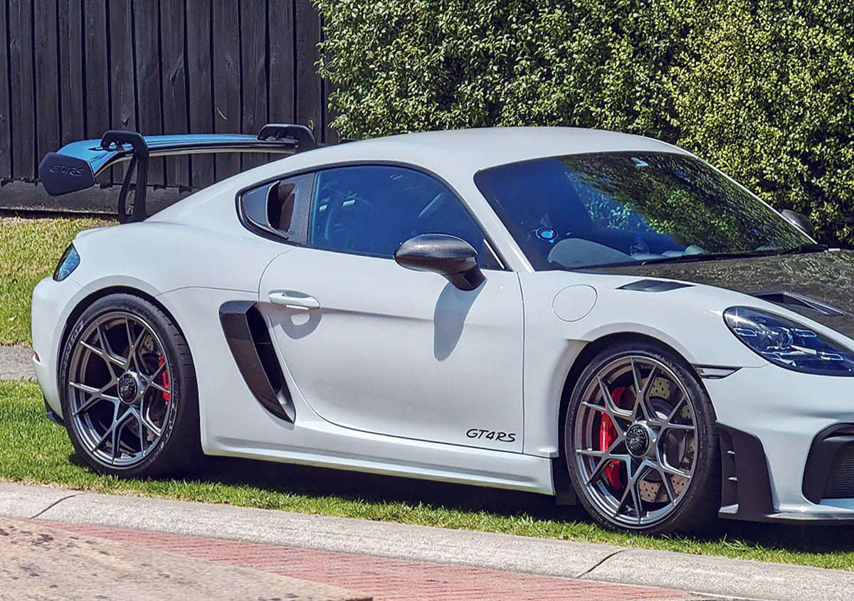 Silver Rocket GT4 RS Aluminum 3" Wing Risers (718 GT4 RS)