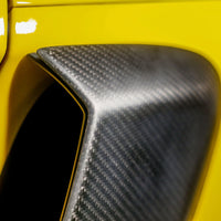 Thumbnail for SilverRocket Dry Carbon Fiber Rear Side Air Intake Covers (Porsche GT4/GT4 RS)