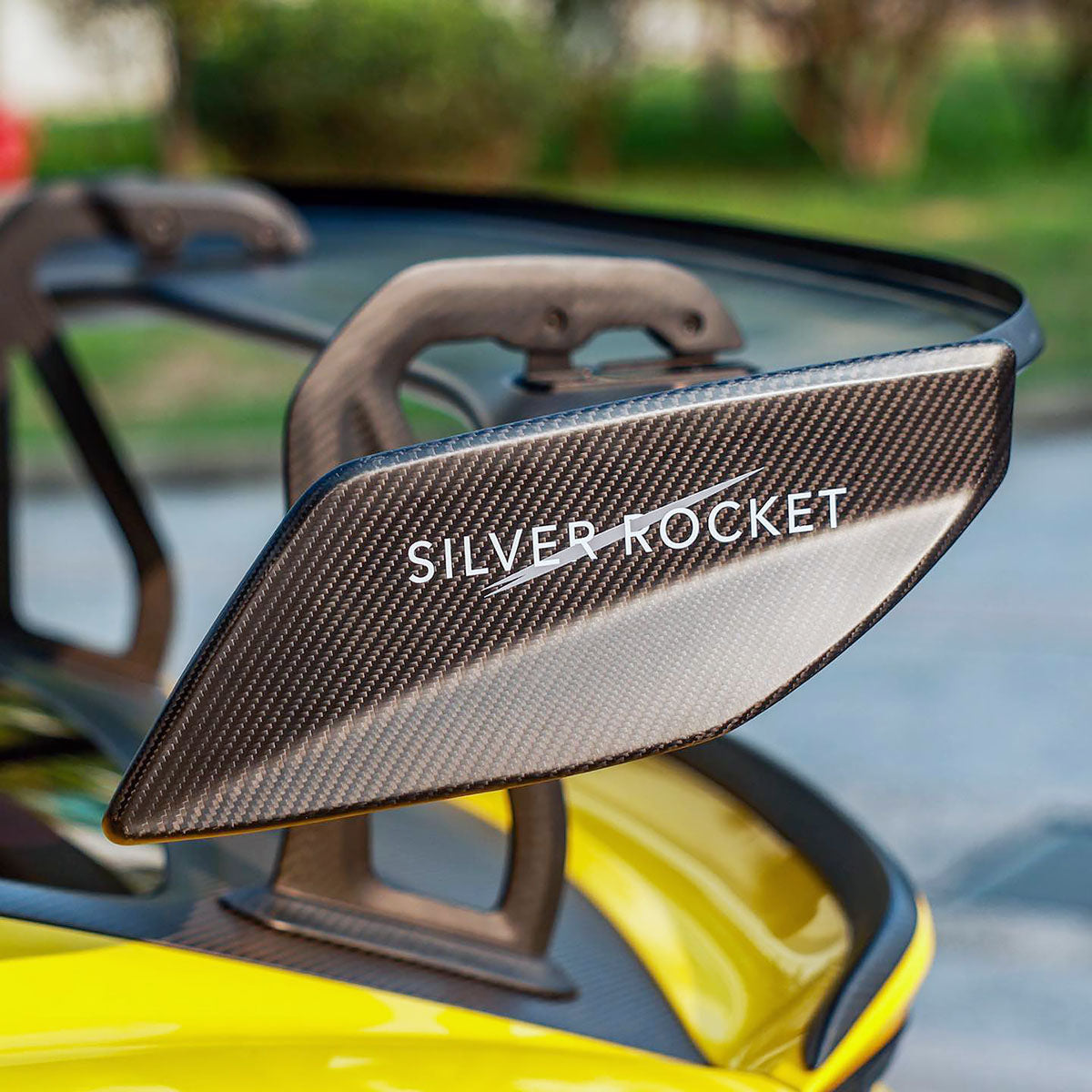 Silver Rocket DRS-1 Flex Carbon Swan Neck Wing (Porsche 718/GT4/RS)