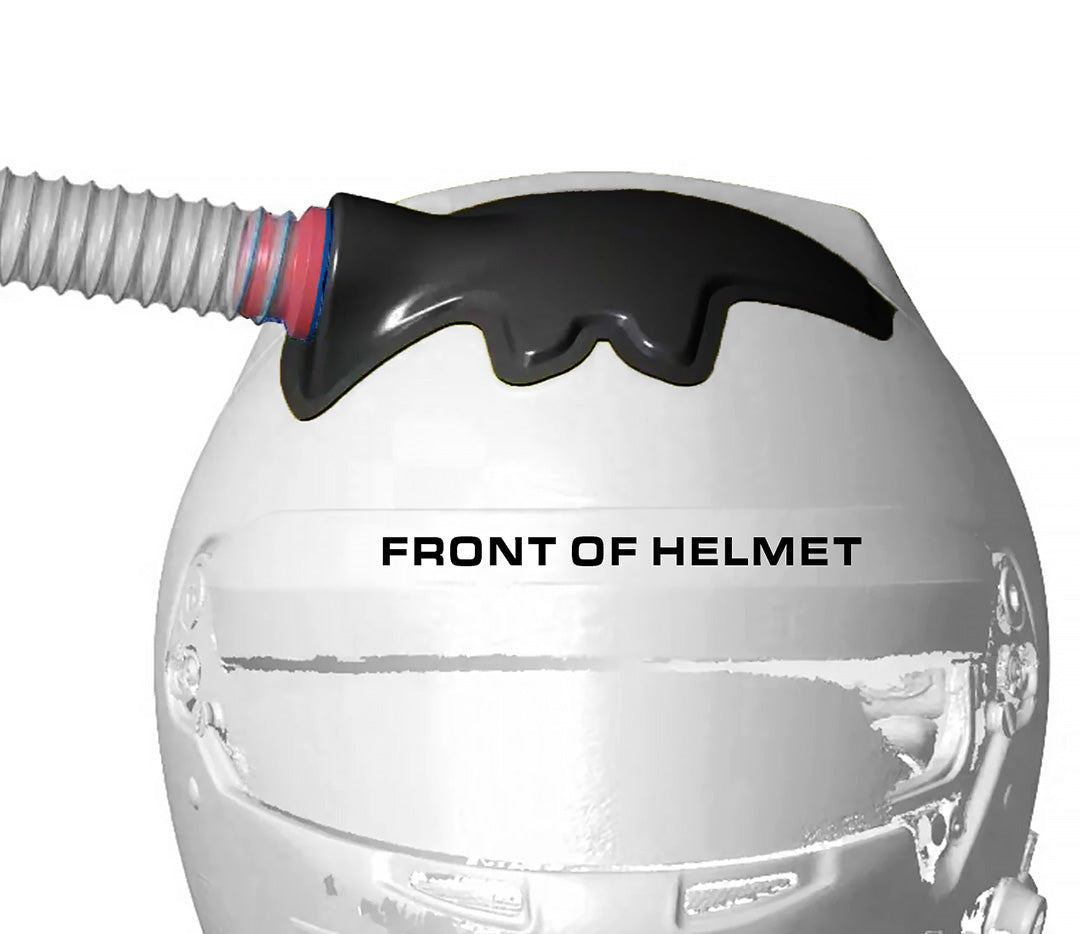 forced air motorcycle helmet SilverRocket Mini-Mag QC Forced-Air Helmet Kit @ Competition Motorsport