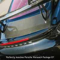 Thumbnail for Silver Rocket Dry Carbon Fiber Tailgate w Lightweight Glass (718/981 Cayman)